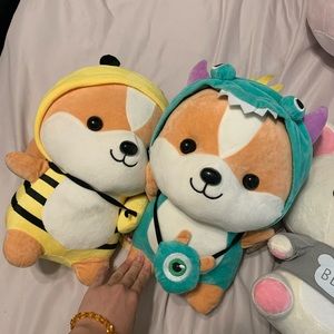 Dinosaur & Bee Plushie